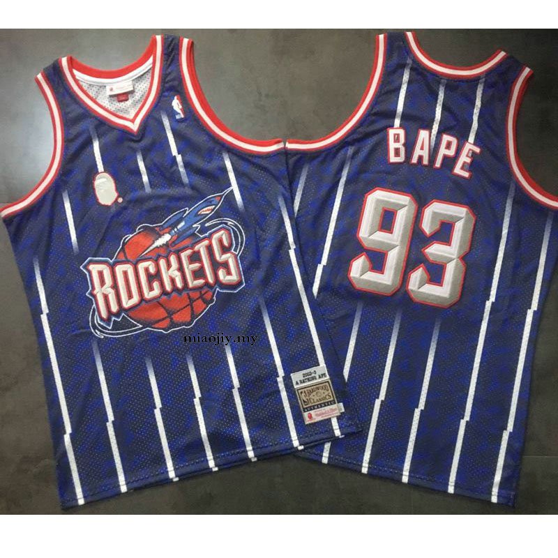 bape houston rockets jersey