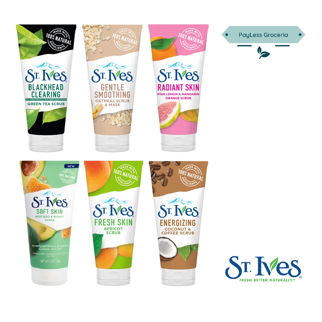 St Ives Original Faces Scrub 170g [Expired 07/23] Shopee Malaysia