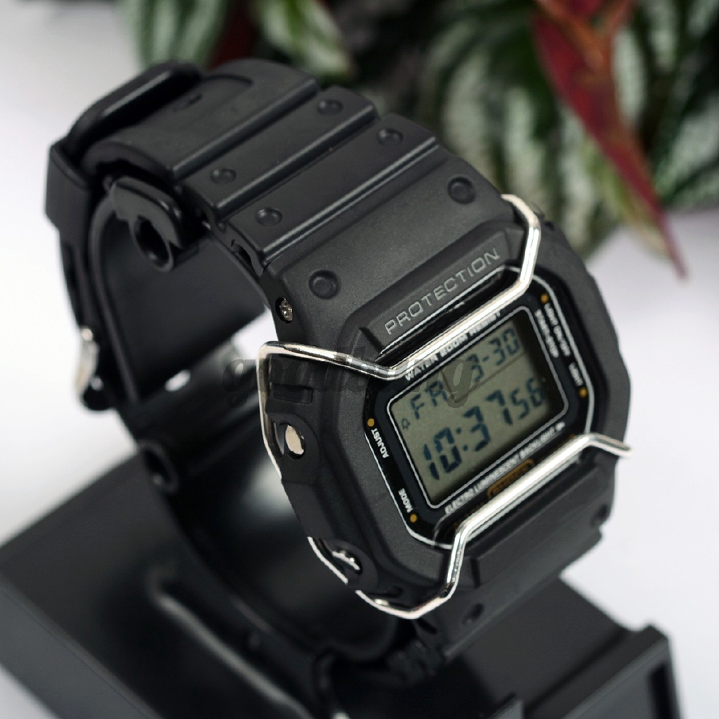 Black Stainless Steel Protectors Wire Guards Watch Guard For G Shock 5600 No Watch Shopee Malaysia