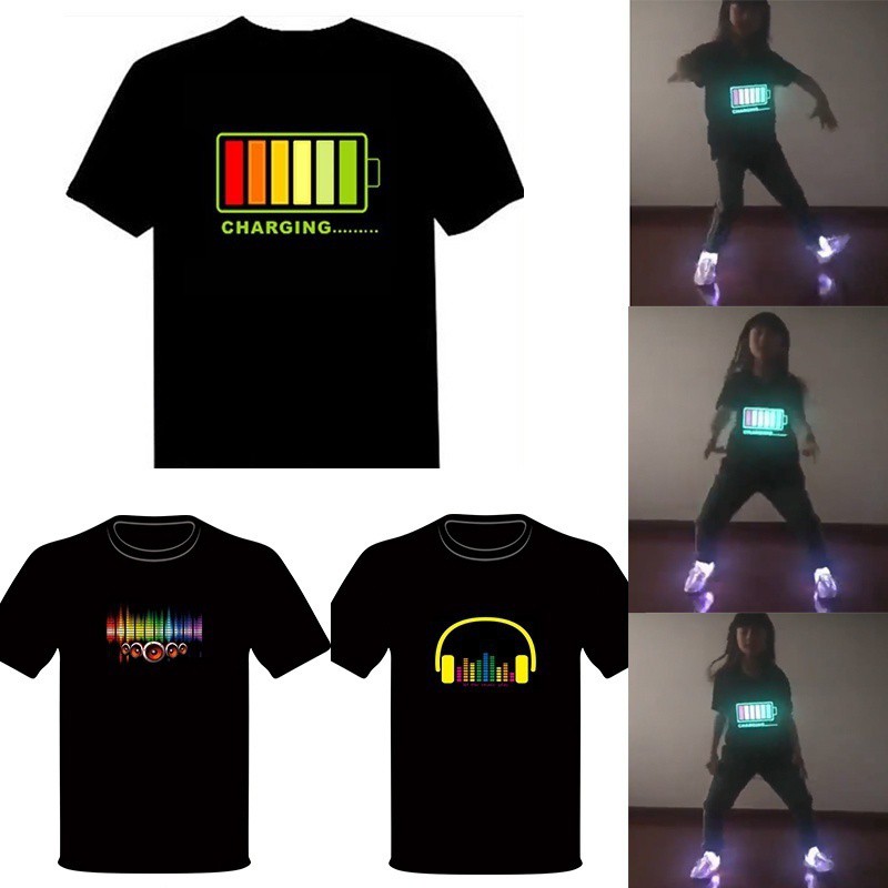 voice activated light up shirt