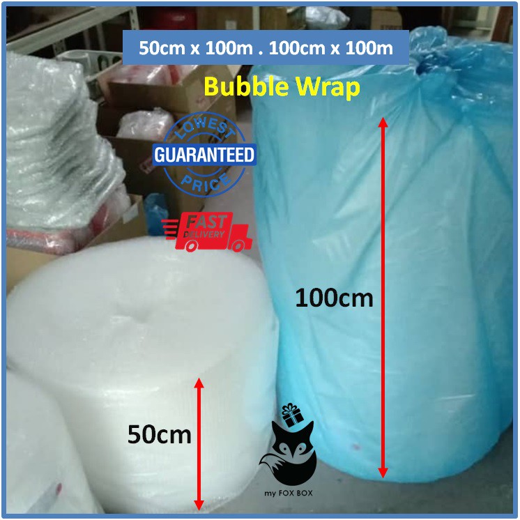 MYFAVORPACKAGING 50CM x 100M Bubble Wrap Packaging Material Bubble