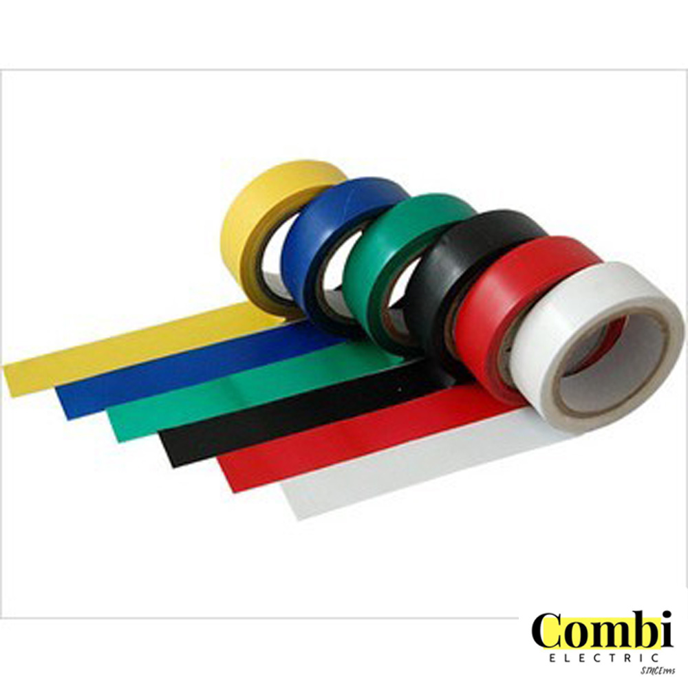 PVC Insulation Electrical Repair Tape Yellow White Red Blue Black Green 