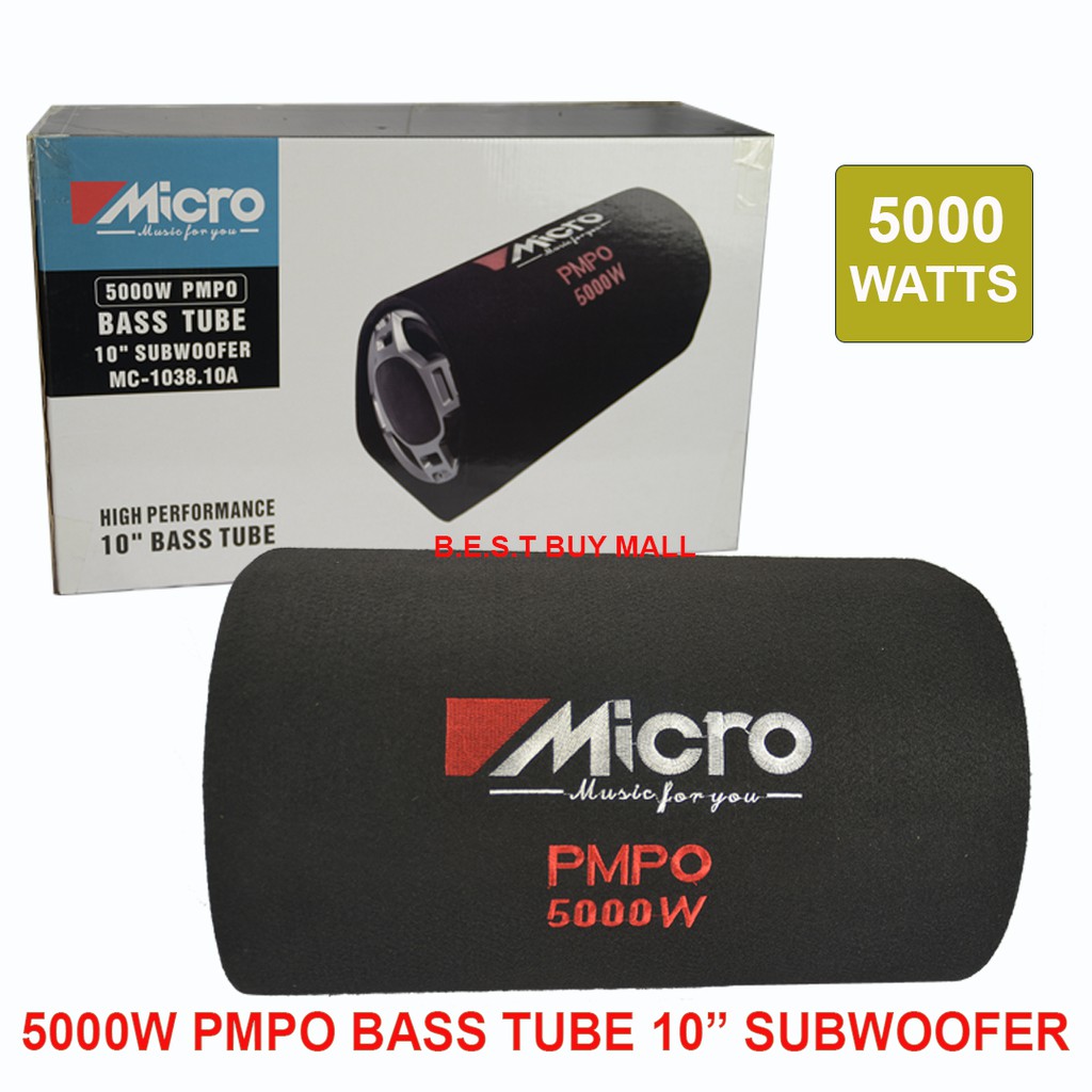 10 subwoofer tube