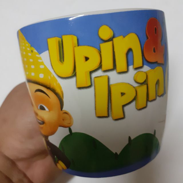 Vintage 2010 Colgate Upin And Ipin Porcelain Mug Shopee Malaysia 5388