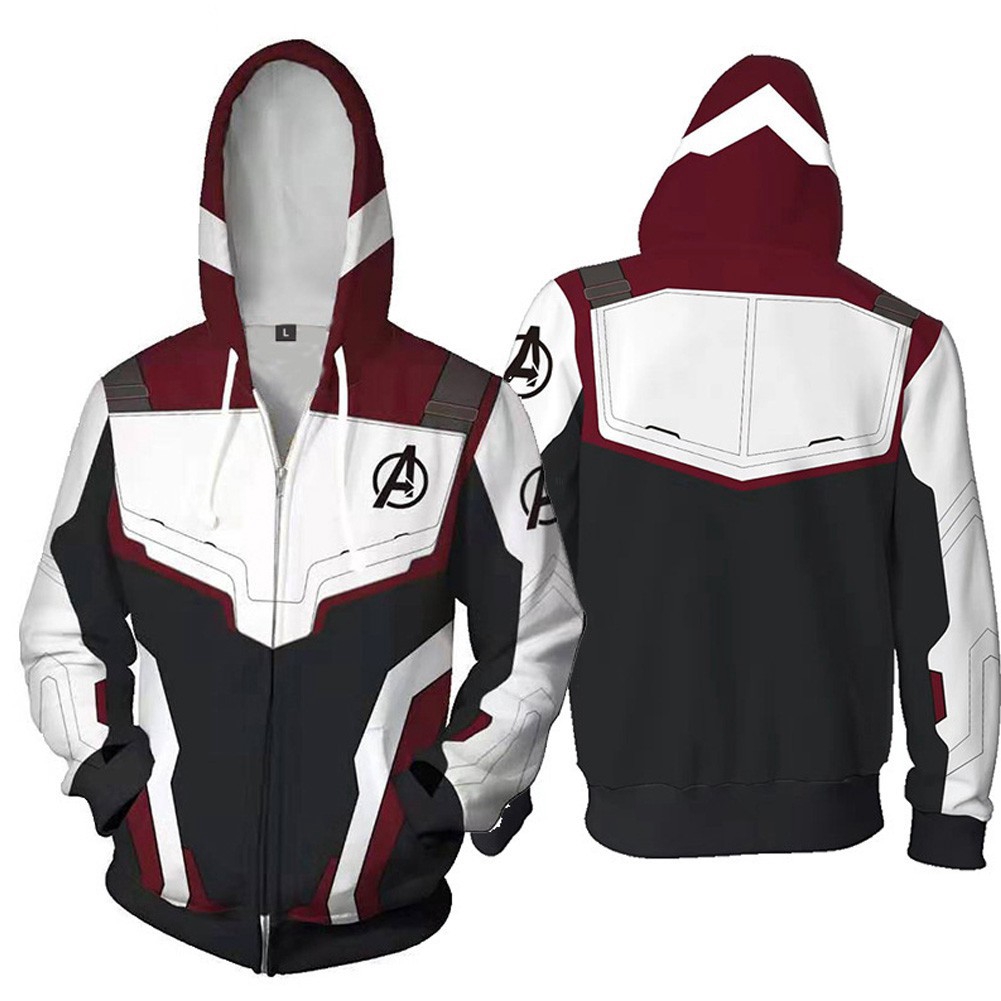 avengers zip up hoodie