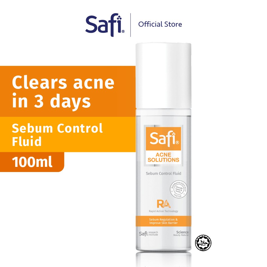 Safi Acne Solution Sebum Control Fluid 100ml Shopee Malaysia