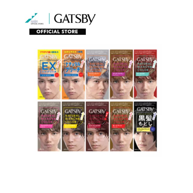 Gatsby Natural Bleach Color Aqua Silver 35g 70ml Hair Color Hair Dye Hair Bleach Shopee Malaysia