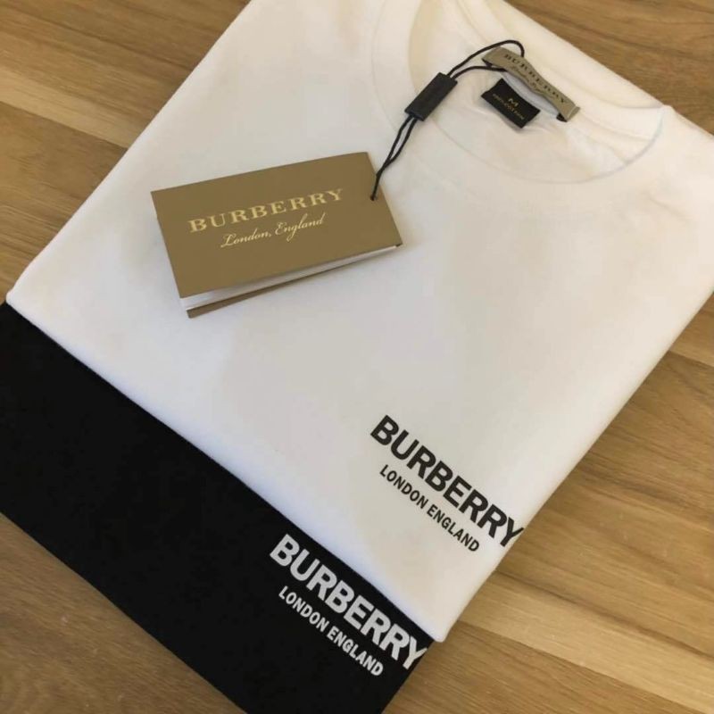 Burberry London England ??????? small logo T-shirt 100%cotton and  high quality unisex for men women and children | Shopee Malaysia