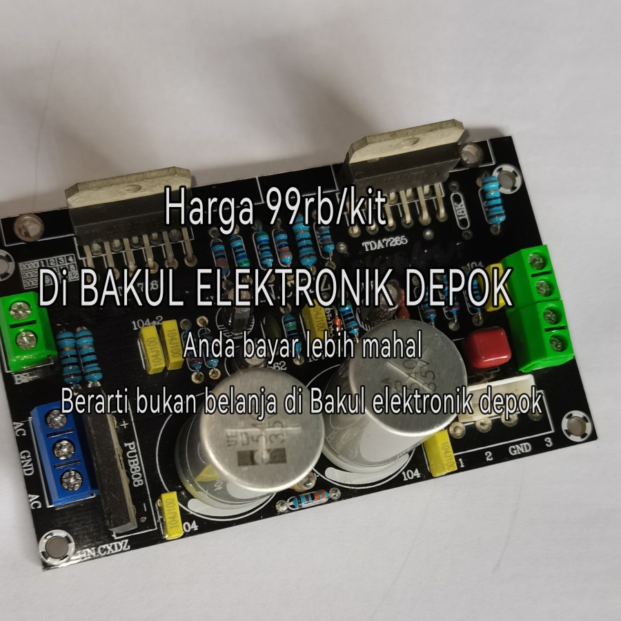 2.1 BTL + STEREO TDA7265 power amplifier kit | Shopee Malaysia