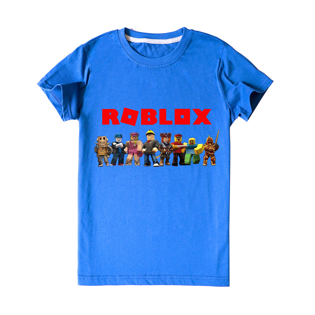 Summer Kids Short Sleeve T Shirt Baby Boys Girls Roblox Cartoon 100 Cotton Short Sleeve Top Cute Shirt Shopee Malaysia