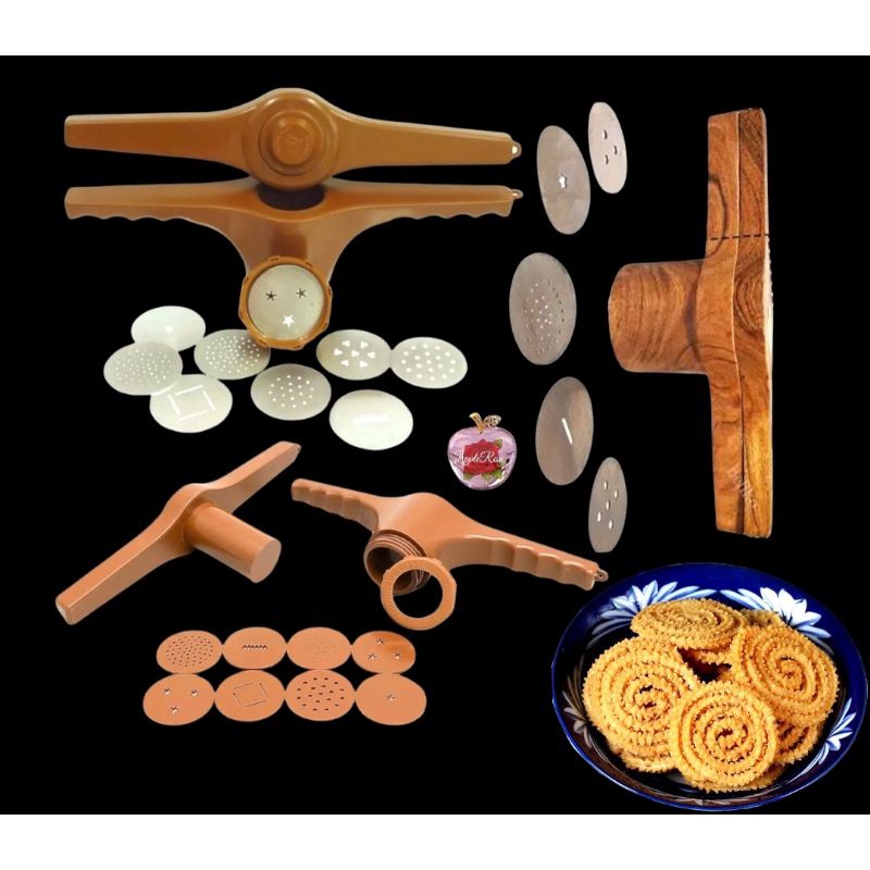 plastic putu mayong mould/plastic muruku maker with steel disc/traditional wooden muruku kattai/putu mayam/noodles maker