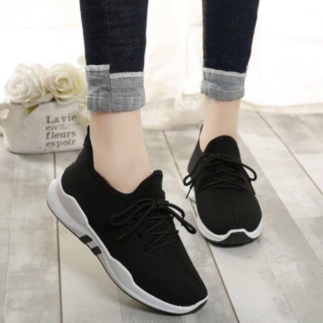 Ready Stock Women S Mesh Breathable Sport Running Casual Shoes Putars Kasut Berlari Wanita Shopee Malaysia