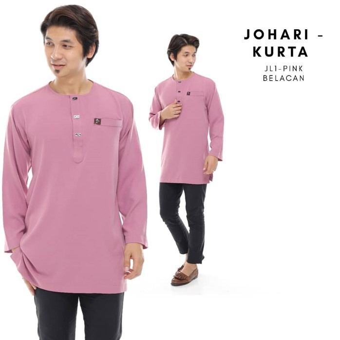 KURTA LELAKI JOHARI (Saiz dari XS hingga plus saiz 5XL ...