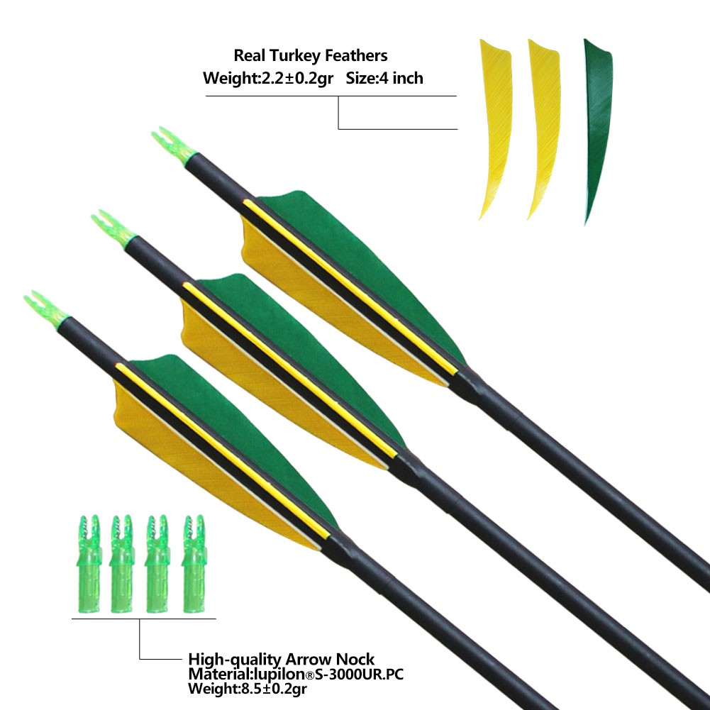 recurve bow arrows