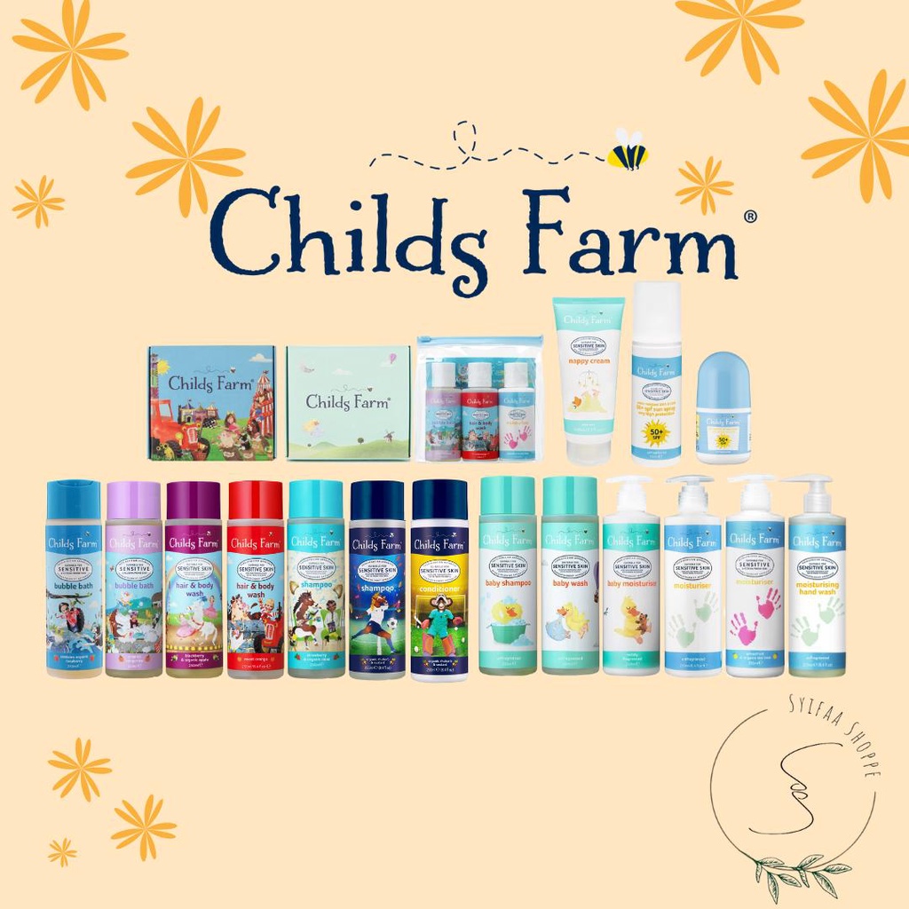 READYSTOCK Childs Farm Hair & Body Wash 250ml (Sweet Orange, Blackberry & Organic Apple, Watermelon & Organic Pineapple)