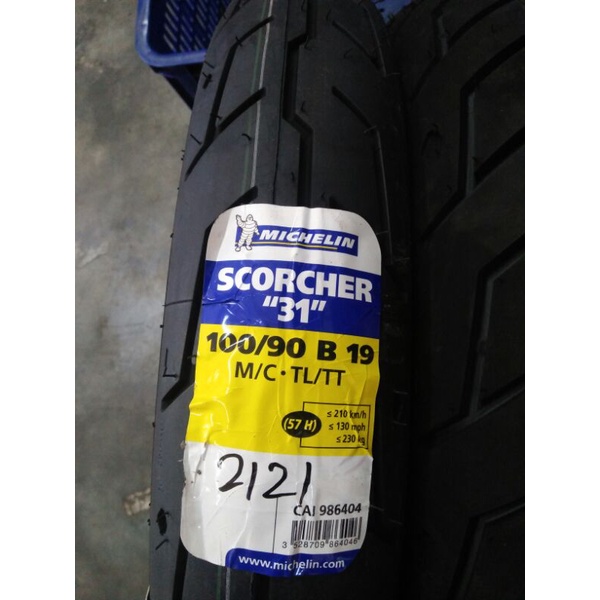 100/90B-19 Michelin Scorcher 31 Front Tire