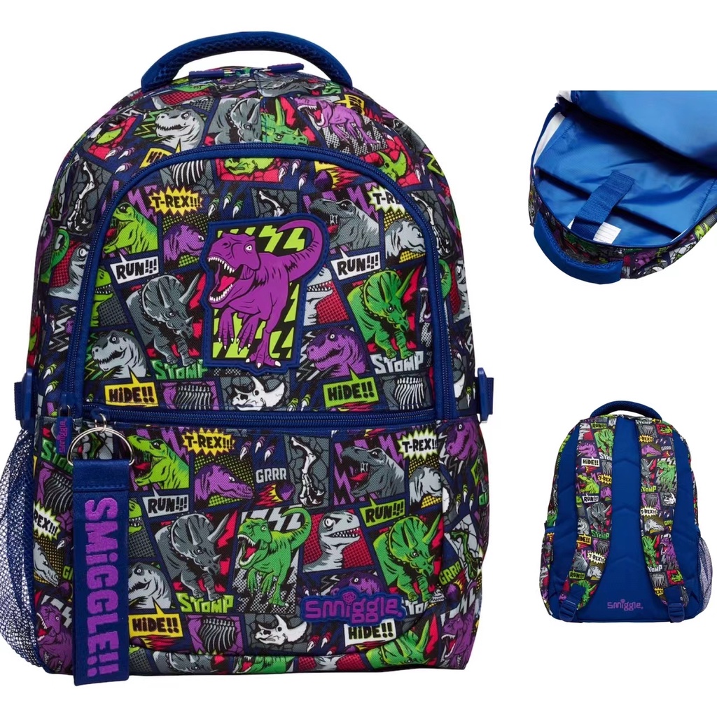Smiggle 2022 Latest design dino backpack school bag for Primary school