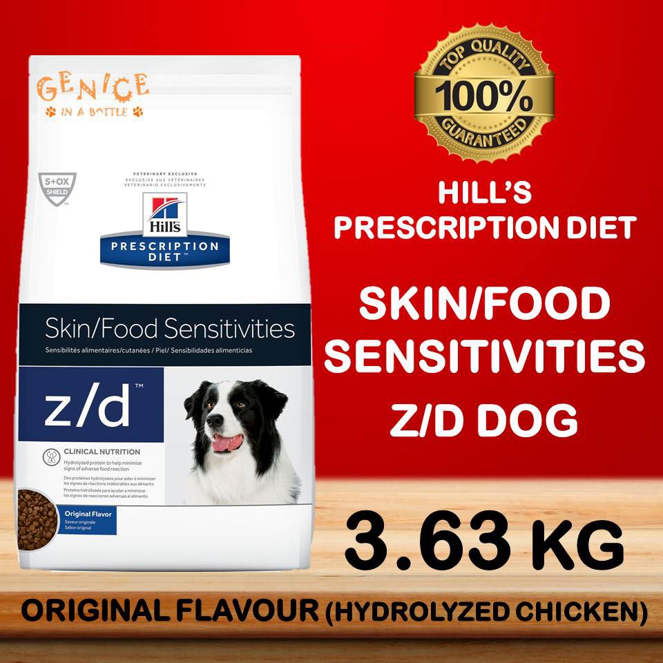 Hill S Prescription Diet Z D Skin Food Sensitivities Dry Food Dog 3 63kg Makanan Kering Anjing Kulit Sensitif Makanan Shopee Malaysia