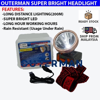 OUTERMAN OUTDOOR SUPER BRIGHT LED HEADLAMPS WITH INFRARED SENSOR