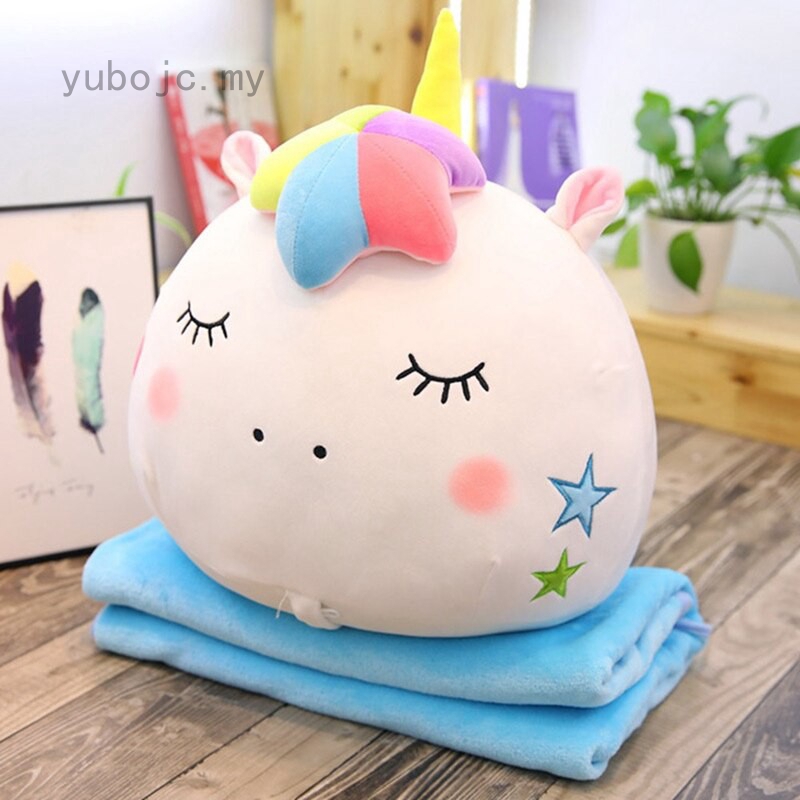 plush unicorn pillow