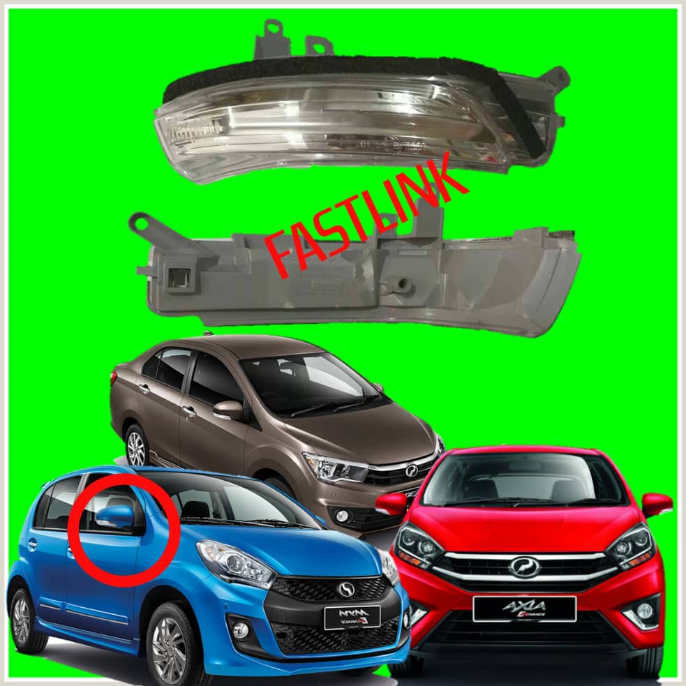 PERODUA MYVI ICON AXIA BEZZA SIDE MIRROR LAMP SIGNAL LAMPU 