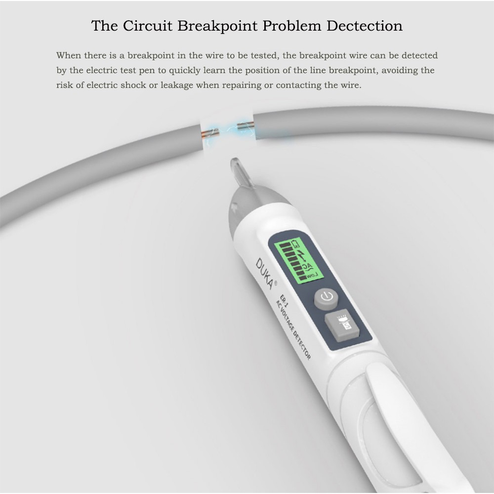Duka Non-Contact EP-1 Smart Electric Test Pen AC Voltage Detector | Shopee Malaysia