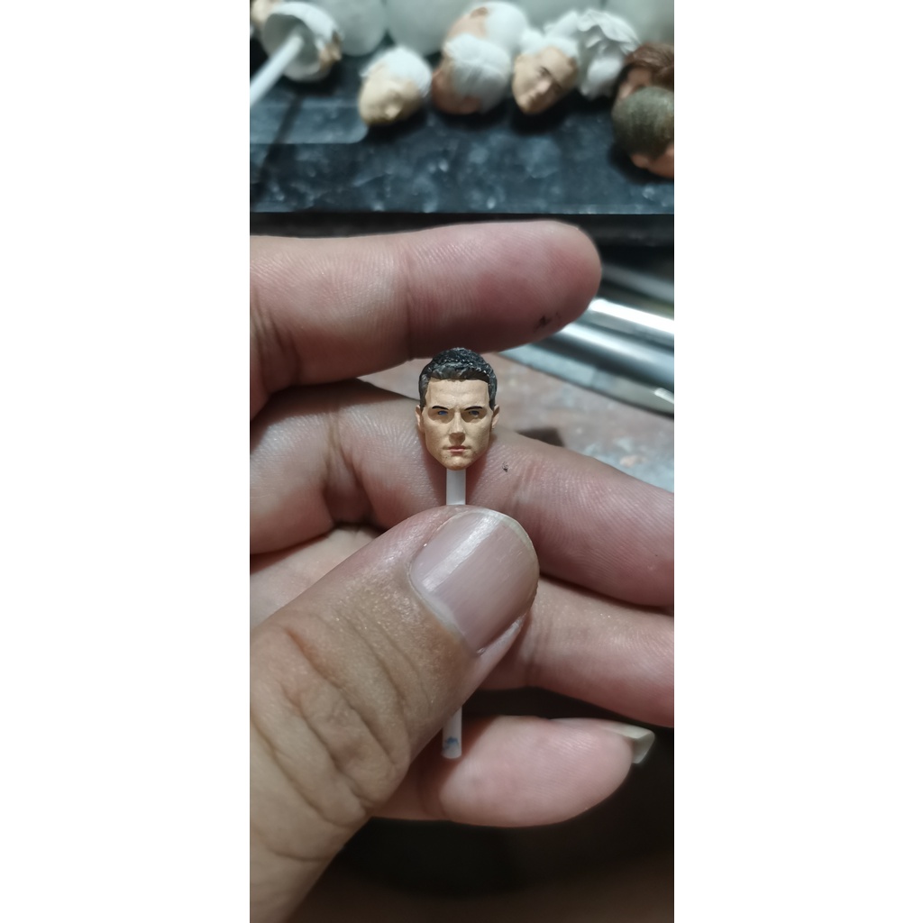 Custom Made 3.75" 1/18 Action Figure Head Sculpt _ Tom Cruise _ 汤姆·克鲁斯 头雕