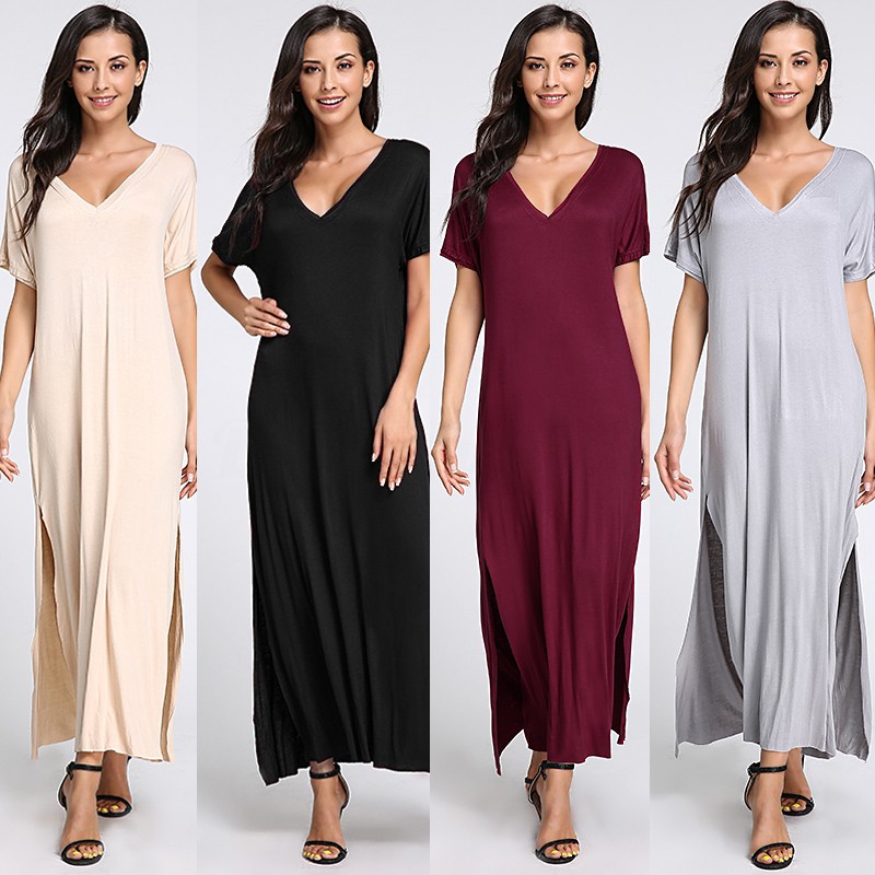 split long maxi shirt