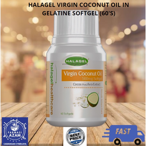 Halagel Virgin Coconut Oil In Gelatine Softgel (60'S) Shopee Malaysia