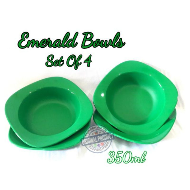 [LIMITED] [BOWL ONLY] TUPPERWARE EMERALD