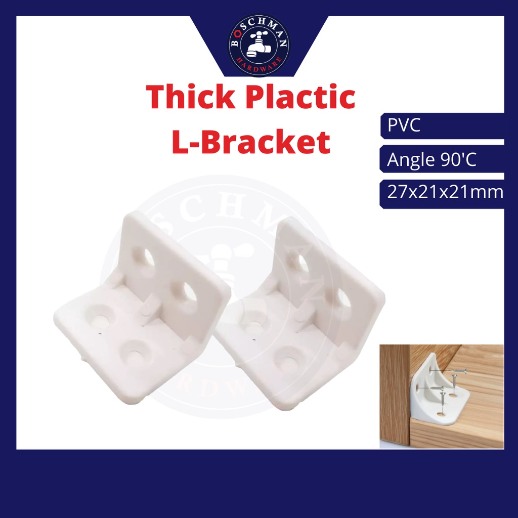 Plastic L Bracket Angle 90° Bracket L Shape Shelf Bracket Shelve Corner