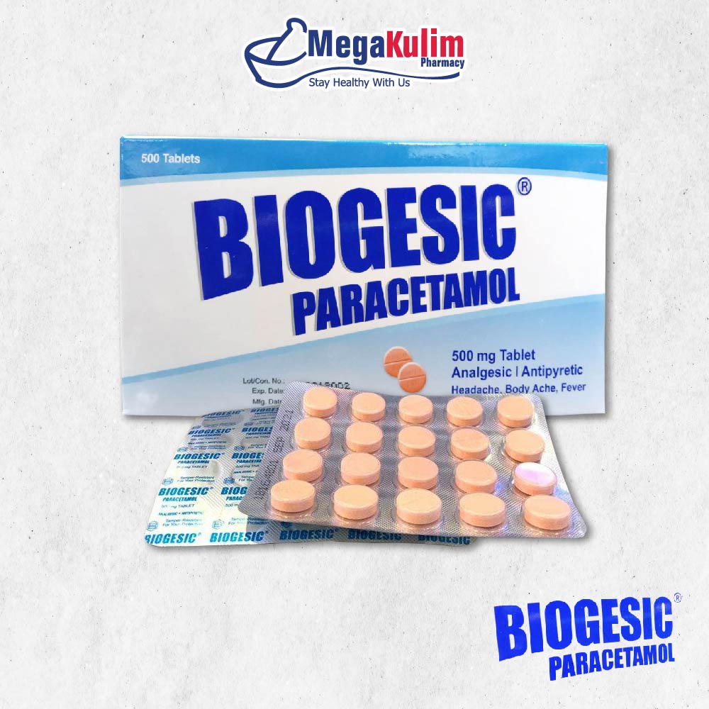 Biogesic Paracetamol 500mg 20 Tab Shopee Malaysia