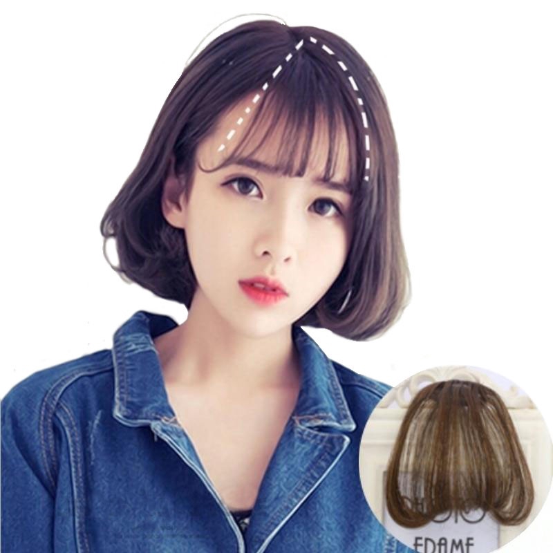 See Through Bangs Seamless Hair Extension 空气浏海 假发 隐形无痕 假发 Hb07