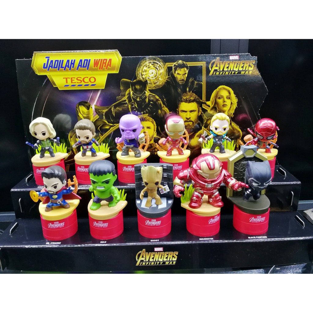 Tesco Avengers Infinity War Tesco Avengers Complete set ...