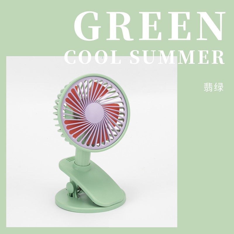 FREE GIFT MINI FAN KIPAS FOLD CLIP PORTABLE HAND ADJUSTMENT OFFICE TABLE COOLING 