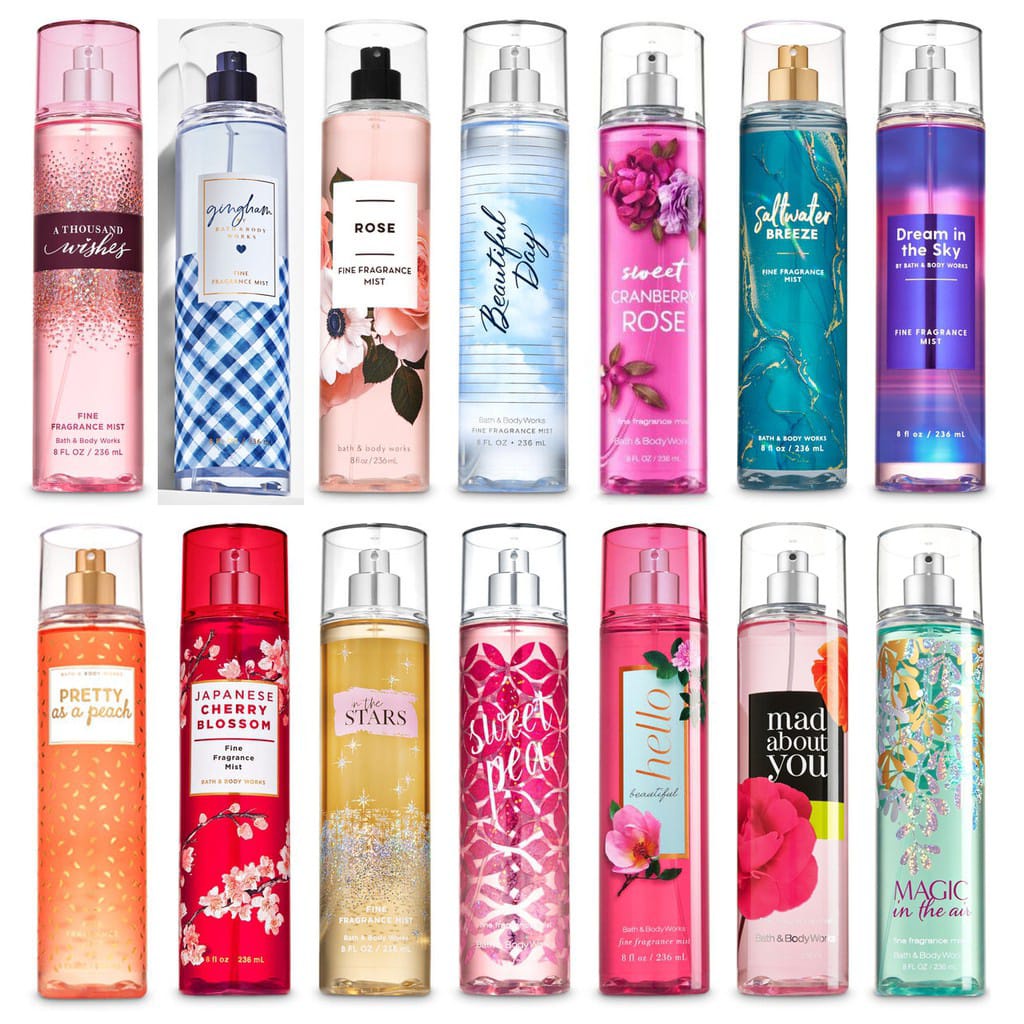 Bath And Body Works Fragrance Mist 236ml Ready Stock New Fragrances ...