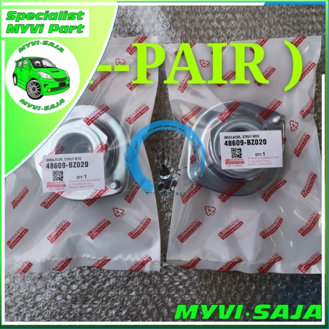 1 PAIR ORIGINAL DAIHATSU PERODUA MYVI AXIA BEZZA KELISA VIVA KENARI KANCIL ABSORBER MOUNTING