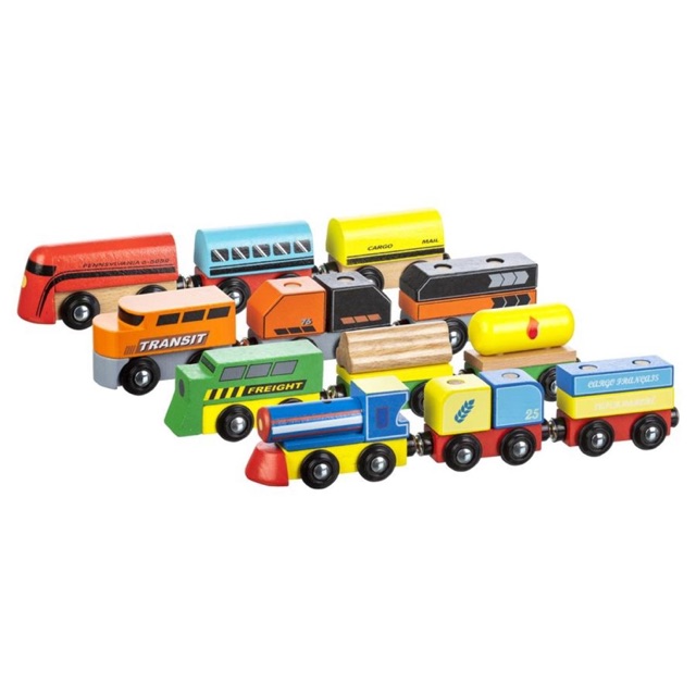 kmart wooden train set