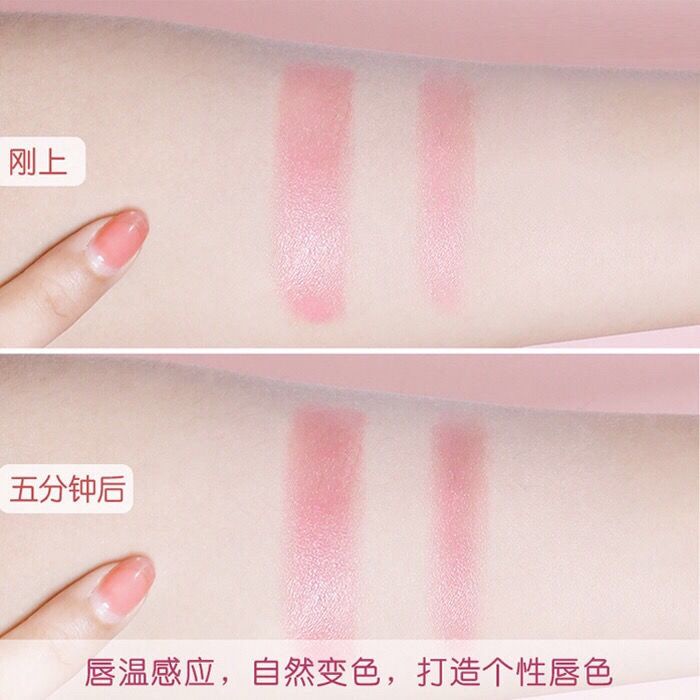 ♘▲❉Dijual panas Thai sedikit warna strawberi menukar gincu lipstik lip balm pelembab asas pelindung kalis air tidak lunt