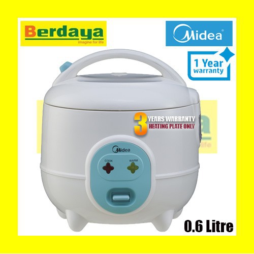 air fryer philips air fryer rice cooker Midea 0.6L Mini Jar Rice Cooker MRCM06SB Shopee Malaysia