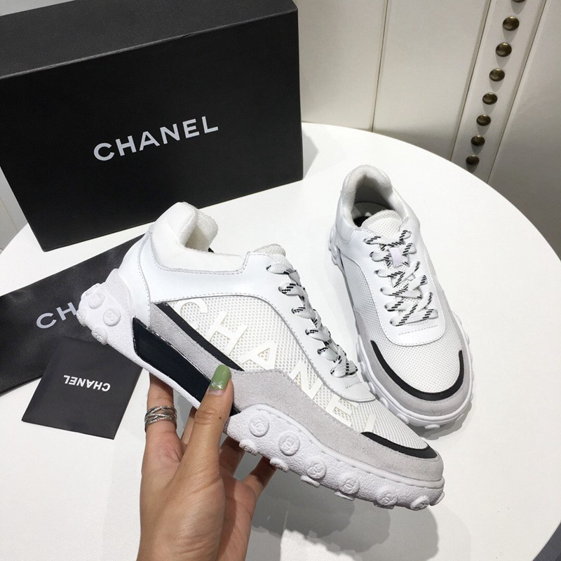 white chanel sneakers womens