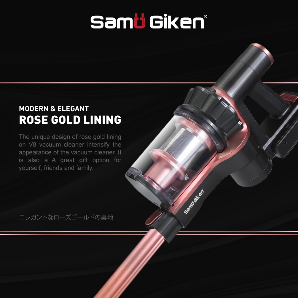 Samu Giken Cordless Handheld Vacuum Cleaner, Model V8Rozugo