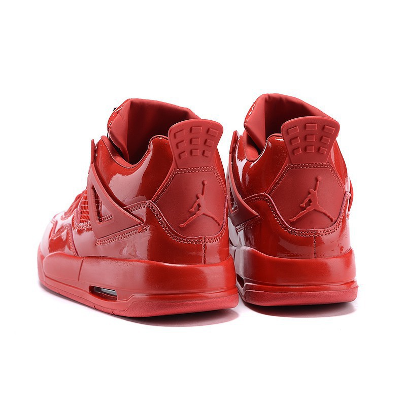 red patent leather jordans