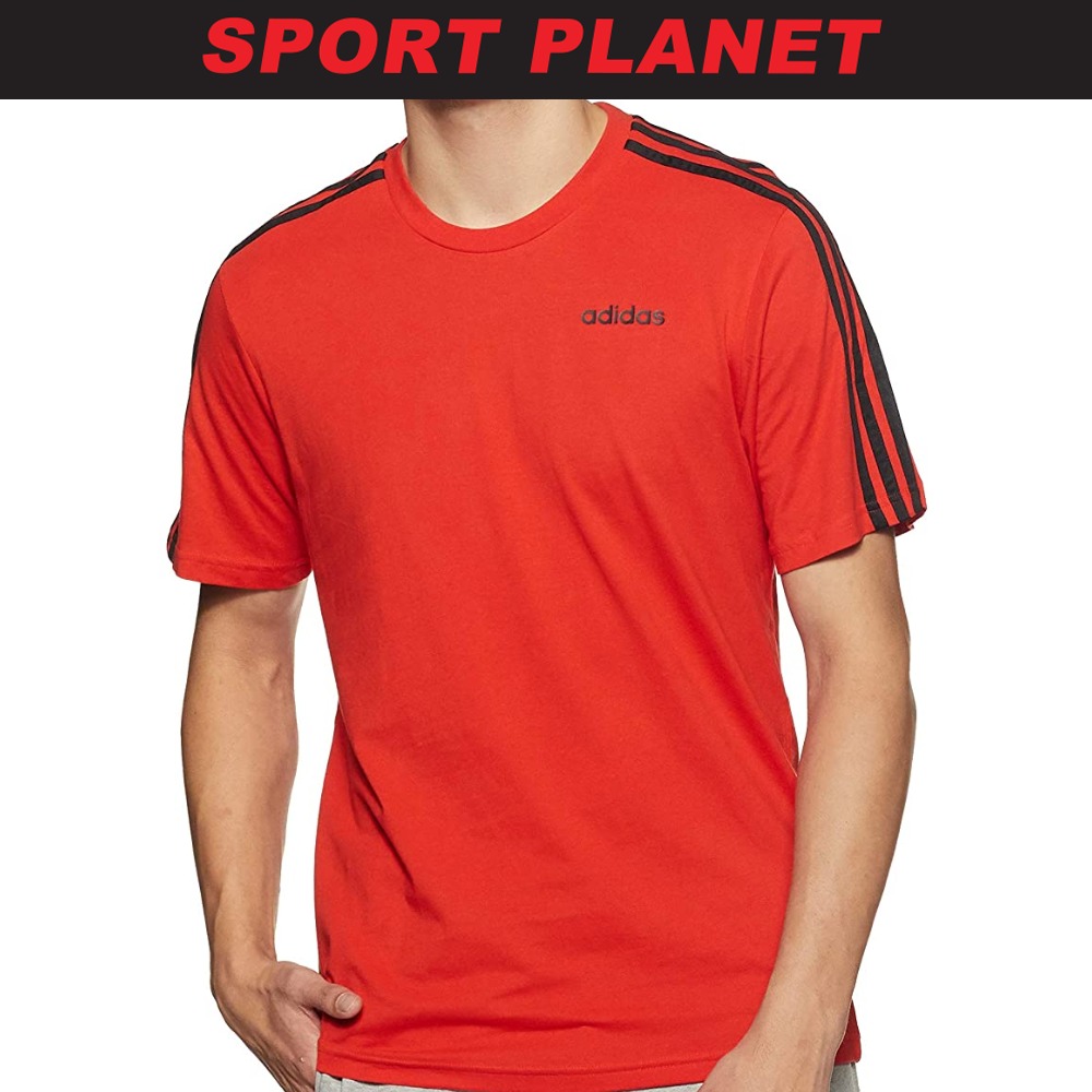 por inadvertencia Camello miembro adidas Men 3-Stripe Essential Short Sleeve Tee Shirt Baju Lelaki (DU0444)  Sport Planet 25-4 | Shopee Malaysia