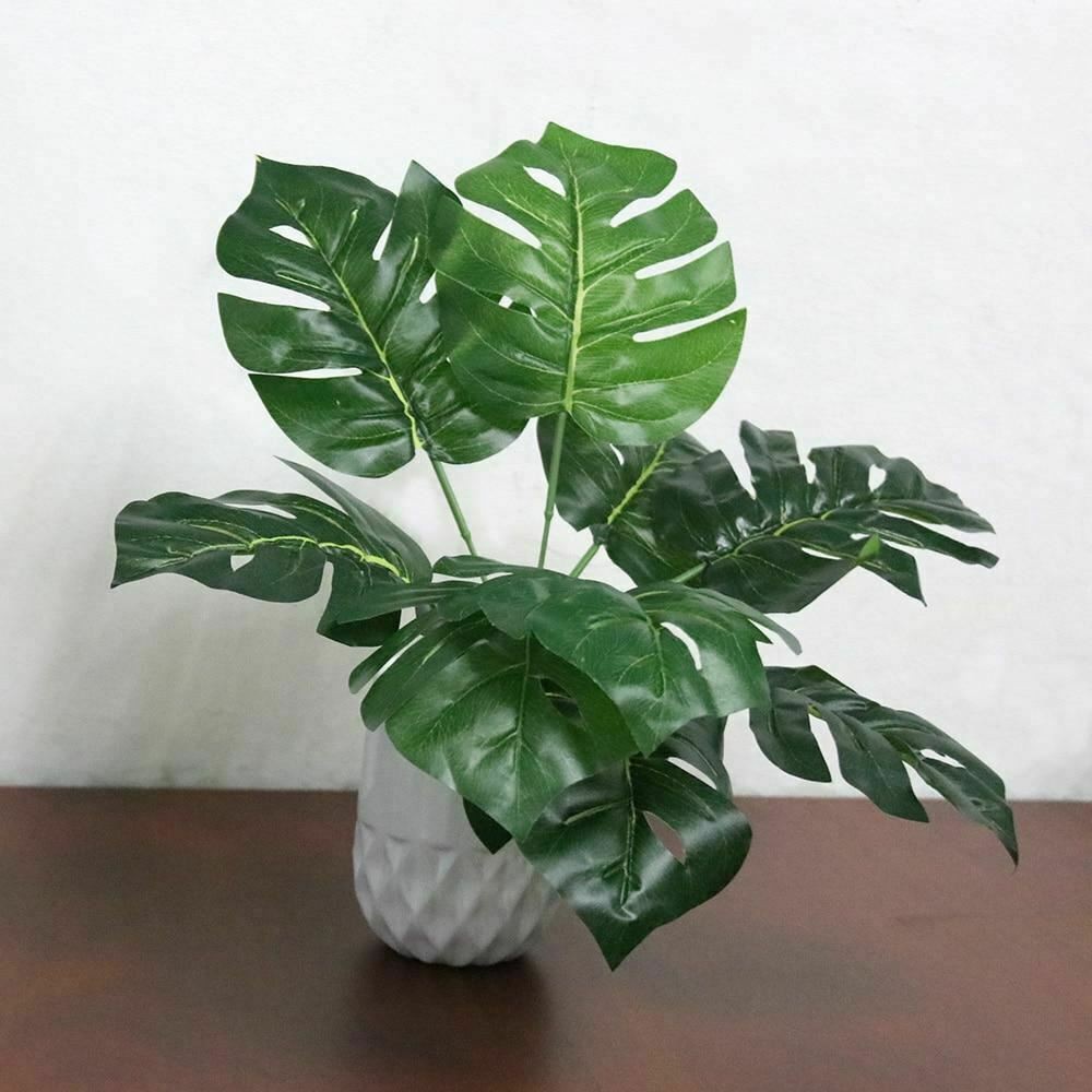 Anian 9 Leaves 1 Bouquet Simulation Plants Palm Tree Turtle Leaves