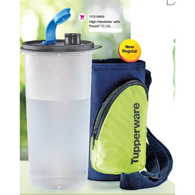 ⭐READY STOCK⭐TUPPERWARE HIGH HANDOLIER WITH POUCH 1.5L (1 PC)