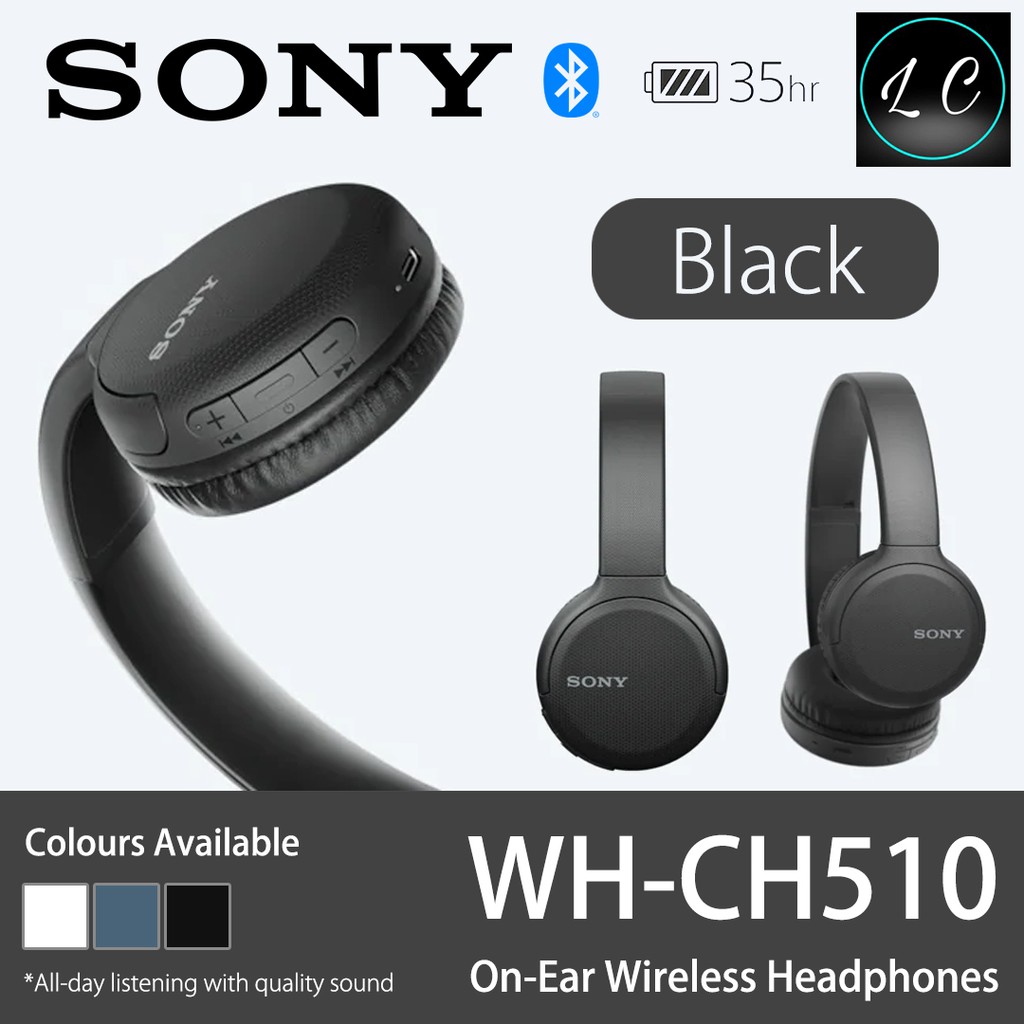 Sony Original WH-CH510 Bluetooth On-Ear Headphones with Swivel design Voice assistant USB Type-C