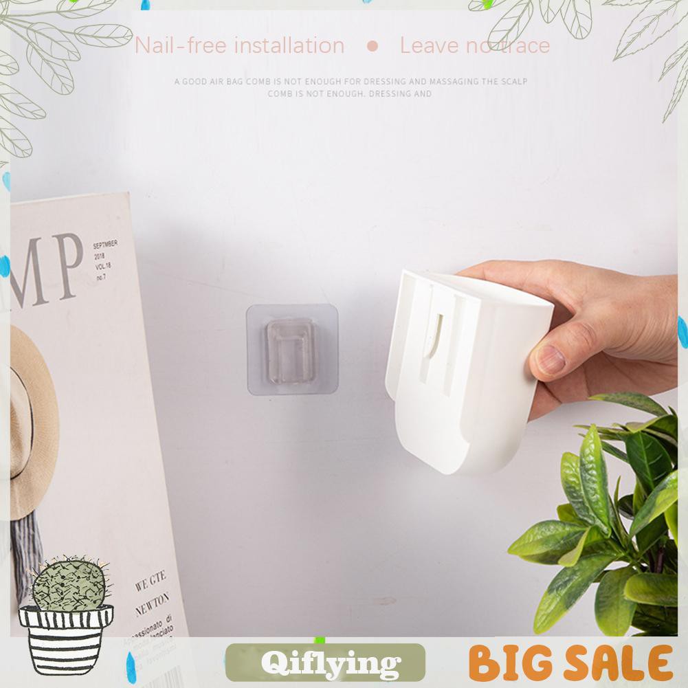 Wall Mounted Holder Storage Box Remote Control Mobile Phone Plug Organizer #8Y