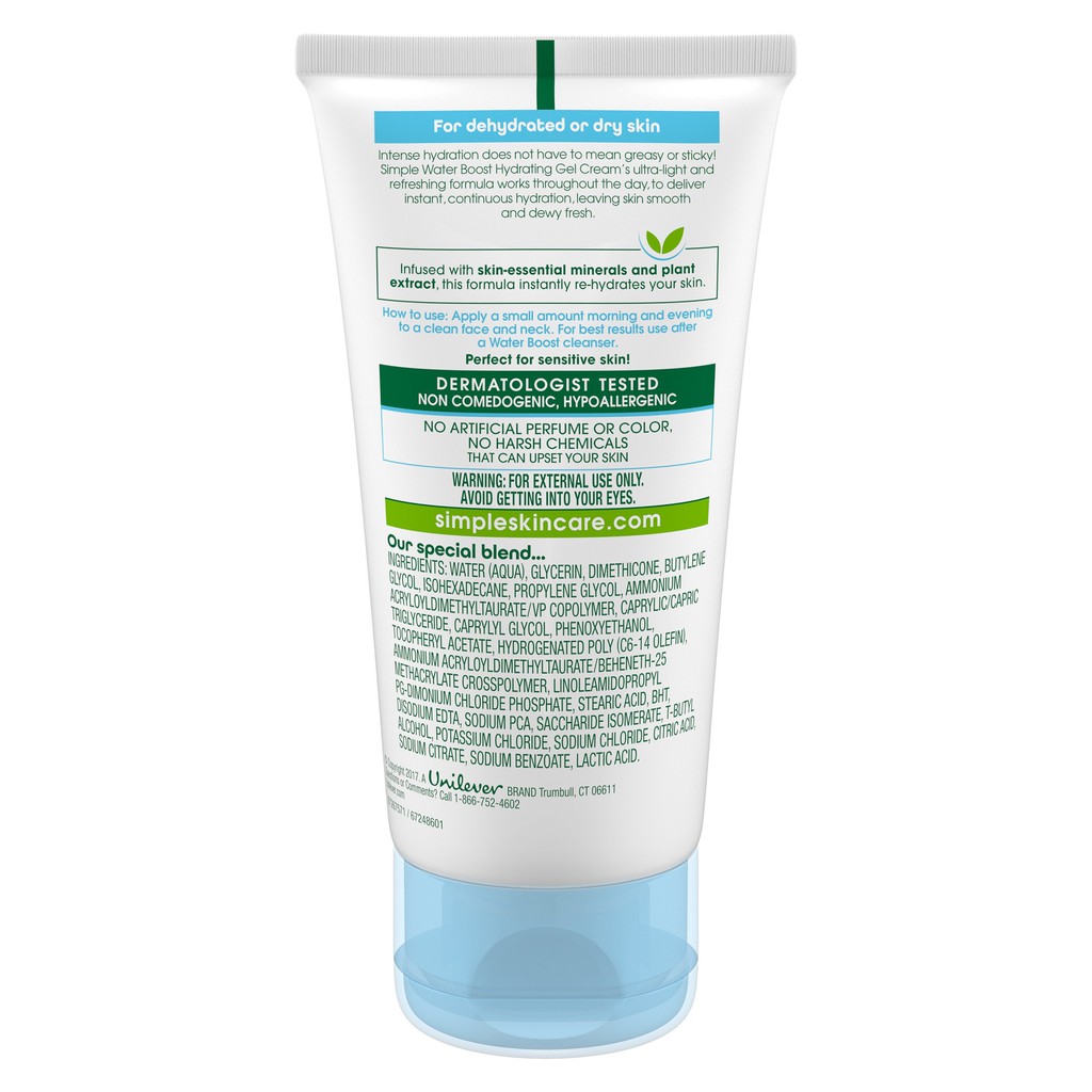 simple water boost moisturiser