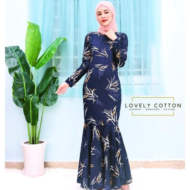 baju kurung kembang payung